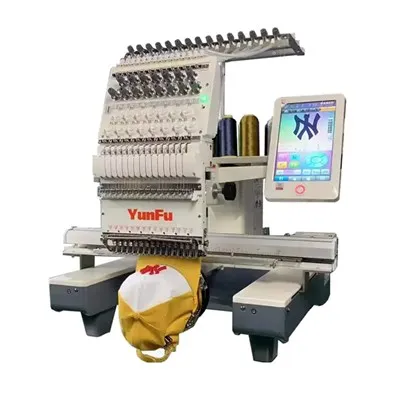 Automatska mašina za vezenje kapa sa jednom glavom